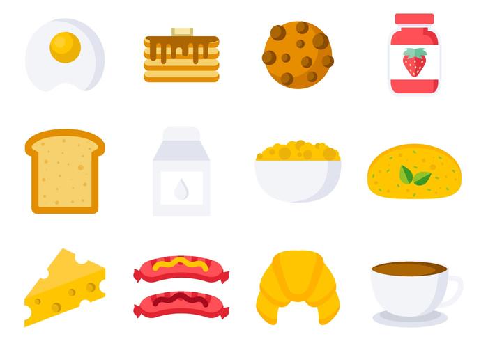 700x490 Free Breakfast Icons Vector