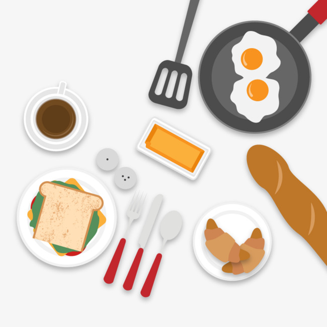 650x651 Vector Breakfast, Hd, Vector, Fried Eggs Png And Vector For Free