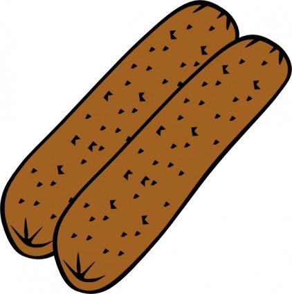 422x425 Sausage Clip Art Download