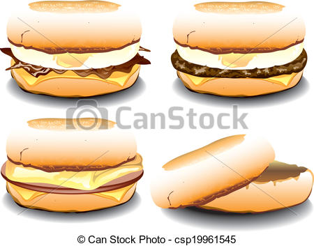 450x353 Breakfast Clipart Egg Sandwich