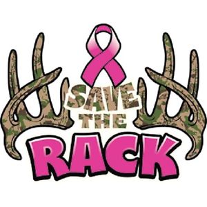 300x300 Save The Rack Camo Antlers Breast Cancer Awareness T Shirt S 6xl