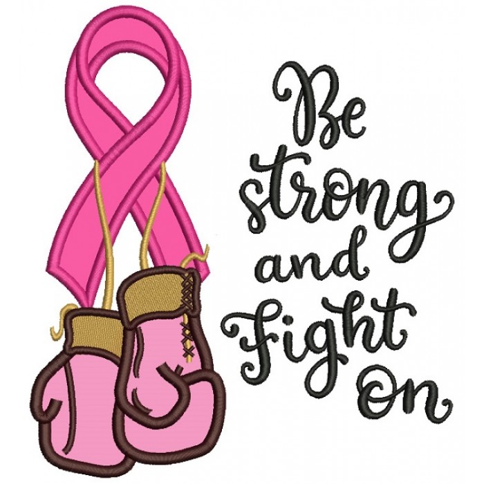 700x700 Strong And Fight On Breast Cancer Awareness Ribbon With Boxing