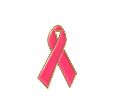 395x372 Pink Ribbon October Breast Cancer Awareness Month Pin