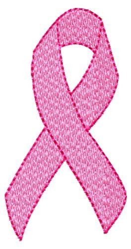 264x500 Breast Cancer Ribbon Embroidery Machine Design In 7 Sizes