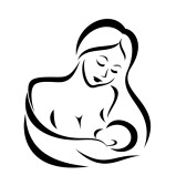 159x168 Mother And Baby Clipart Breastfeeding