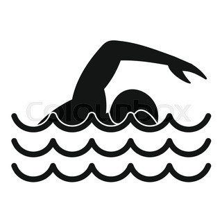 320x320 Swimmer Icon Stock Vector Colourbox