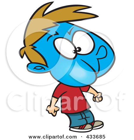 450x470 Boy Clipart Breathing