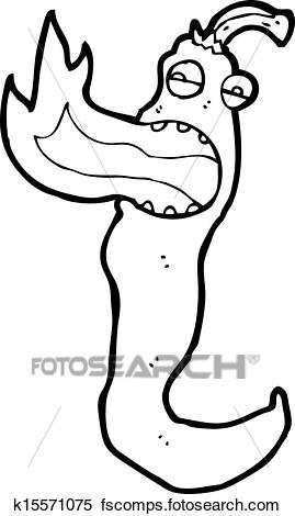 269x470 Clipart Of Cartoon Fire Breathing Chili Pepper K15571075