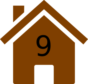 298x282 Brown House Clipart