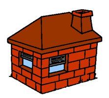 222x200 House Clipart Three Pig