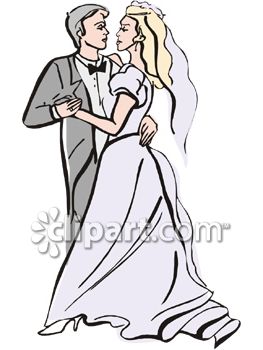263x350 Bride And Groom's First Dance Clip Art