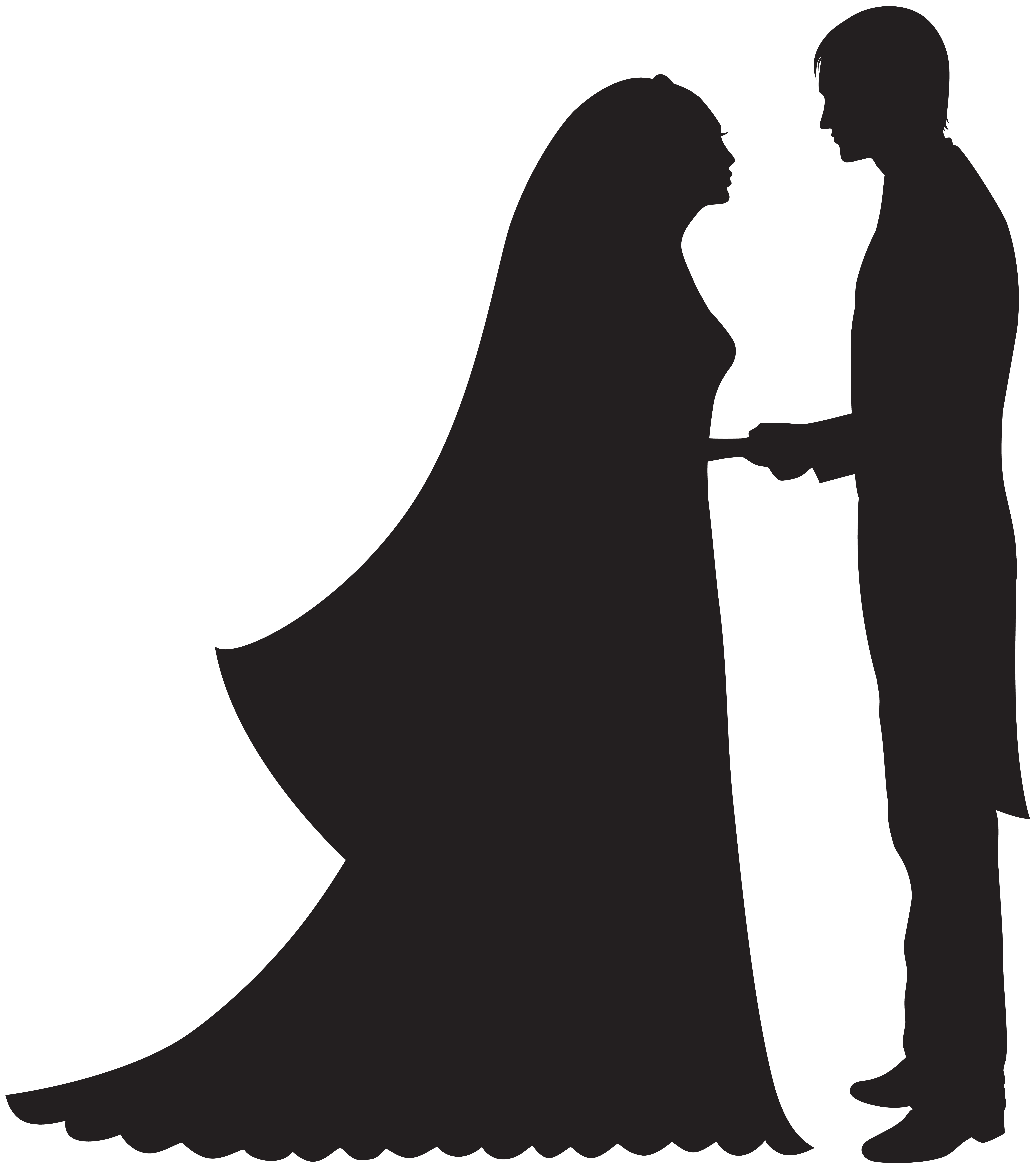 7089x8000 Bride And Groom Png Clip Art