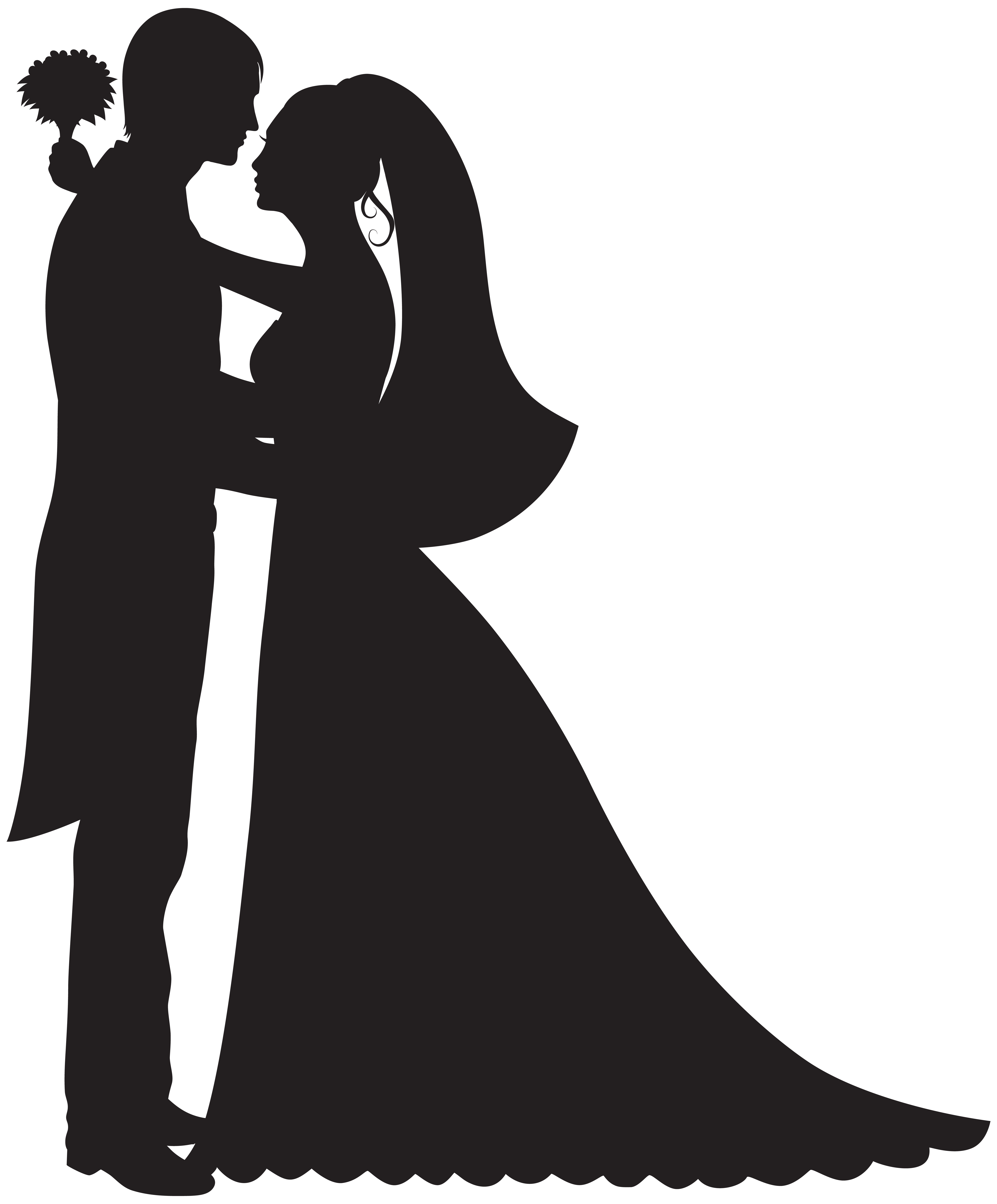 Bride And Groom Clipart Black And White | Free download on ClipArtMag
