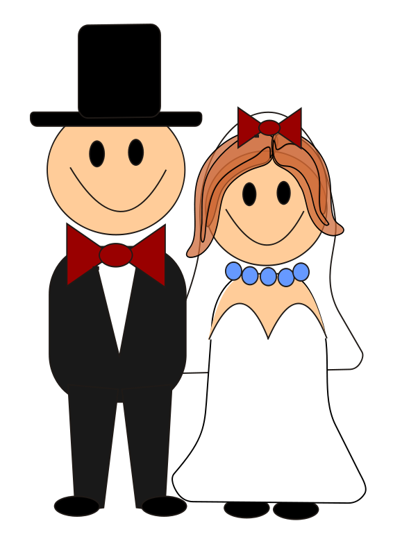 566x800 Bride Showing Post Clip Art 2