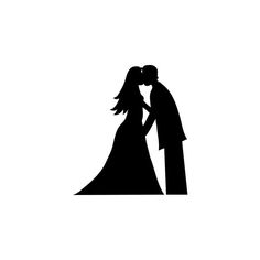 236x236 And Groom Kissing Clipart