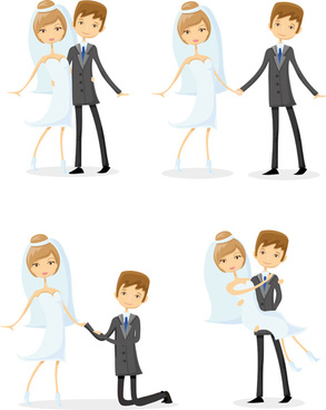 293x368 Free Bride And Groom Vectors Free Vector Download (232 Free Vector