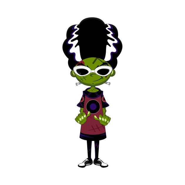 630x630 Cartoon Cute Bride Of Frankenstein