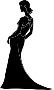 181x300 Bride Clipart Image