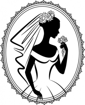 297x368 Wedding Groom Bride Silhouettes Free Vector Download (6,792 Free