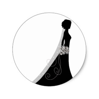 324x324 Bridal Shower Silhouette Clip Art