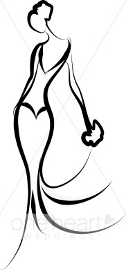 182x388 Bride Clip Art