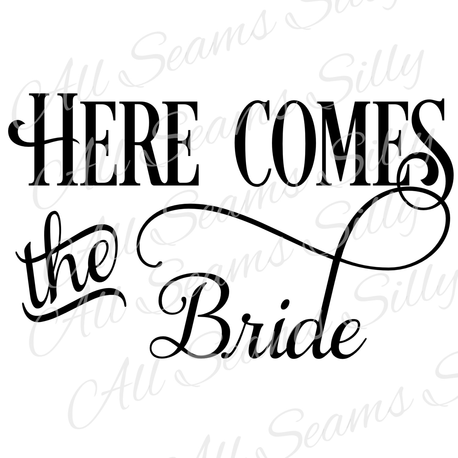 1500x1500 Bride Clipart Here Comes The Bride