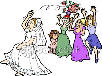 350x260 Bouquet Clipart Bridesmaid