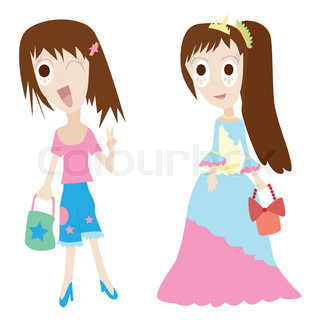 320x320 Bride With Bridesmaids For Your Design Stock Vector Colourbox