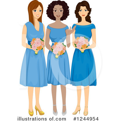 400x420 Bridesmaid Clipart