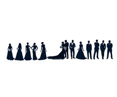 236x196 Ceremony Clipart Wedding Party