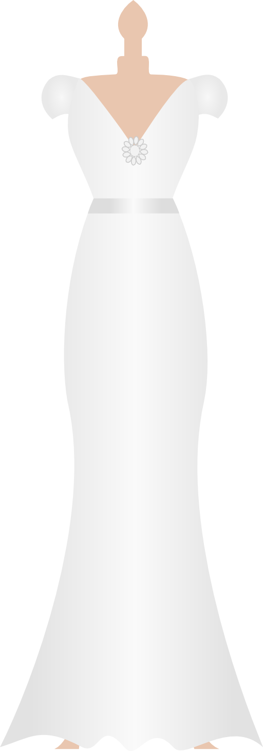 512x1459 Bride Clipart Bridesmaid Dress