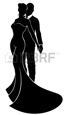 253x450 255 Bridesmaid Silhouette Stock Vector Illustration And Royalty