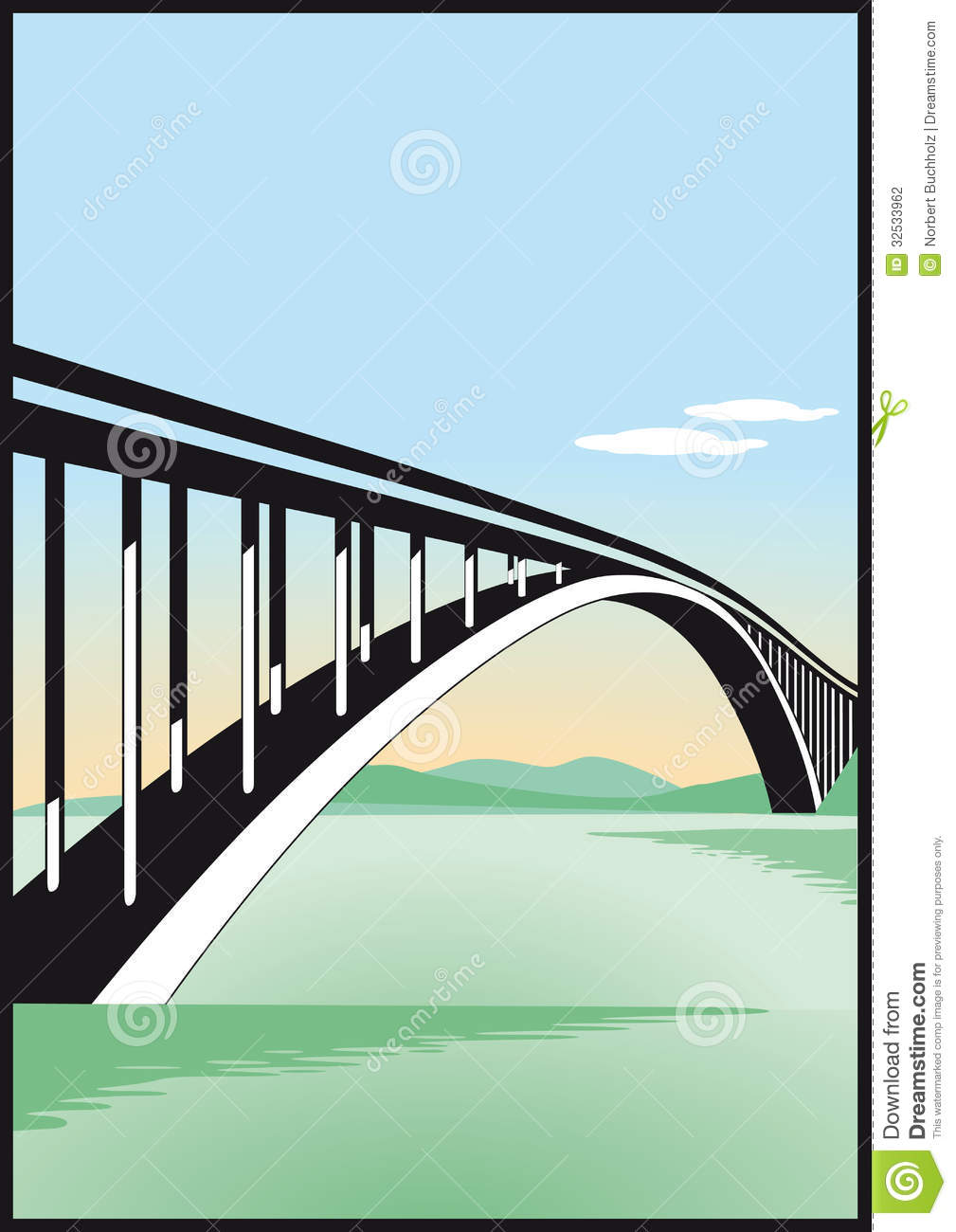 1009x1300 Bridge Over Water Clip Art Cliparts