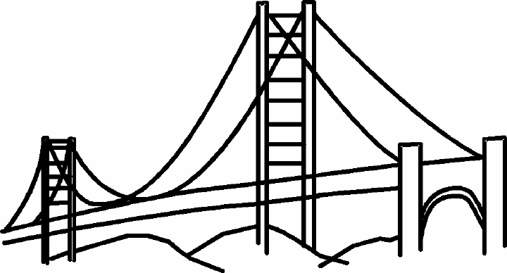 720x388 Bridge Clipart Outline