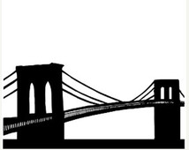 214x170 Brooklyn Bridge Silhouette Clip Art