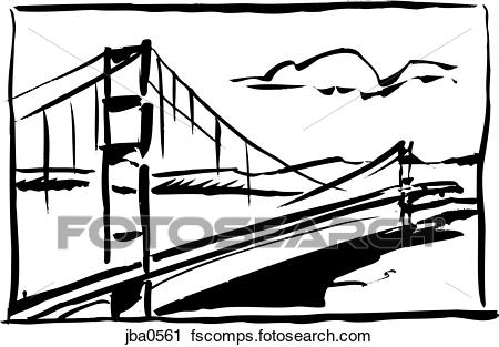 450x313 Clipart Of Bridge Bampw Jba0561