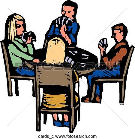 450x461 Bridge Playing Cards Clipart