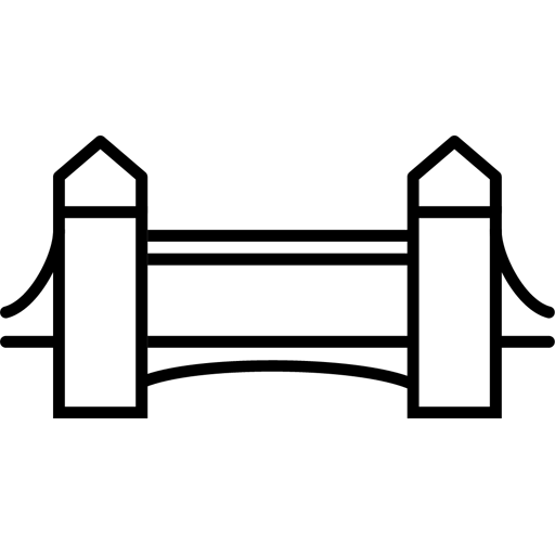 512x512 Tower Bridge Icon Line Iconset Iconsmind