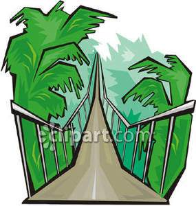 285x300 Rope Bridge Clipart