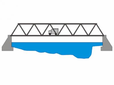 400x300 Truss Bridge Clip Art Cliparts