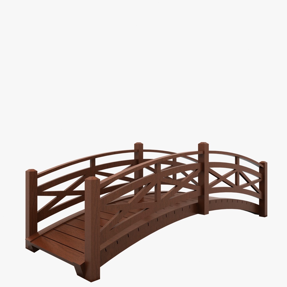 1200x1200 Wood Bridge Clipart