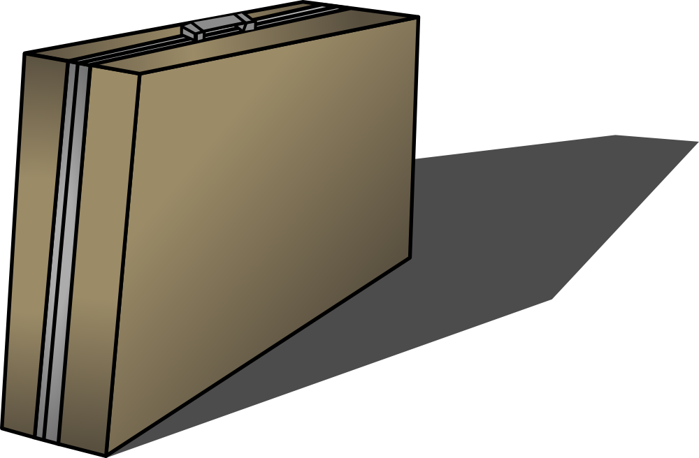 1000x656 Briefcase Clipart