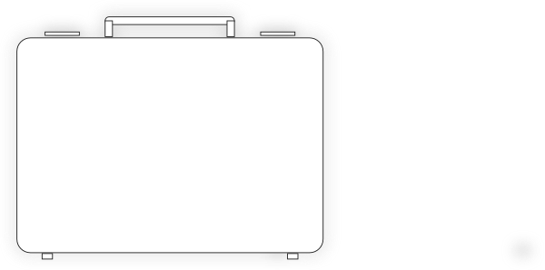 600x298 Briefcase Clip Art