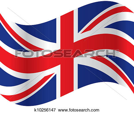 450x380 British Flag Clipart
