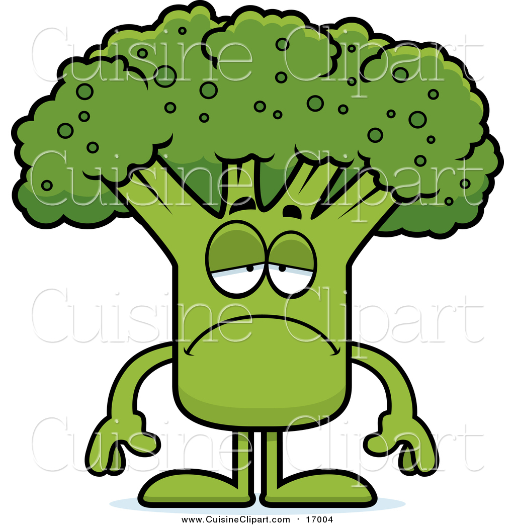 1024x1044 Cuisine Clipart Of A Sad Broccoli Mascot By Cory Thoman