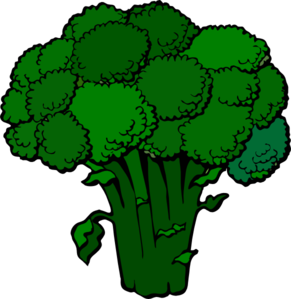 291x299 Dark Broccoli Clip Art