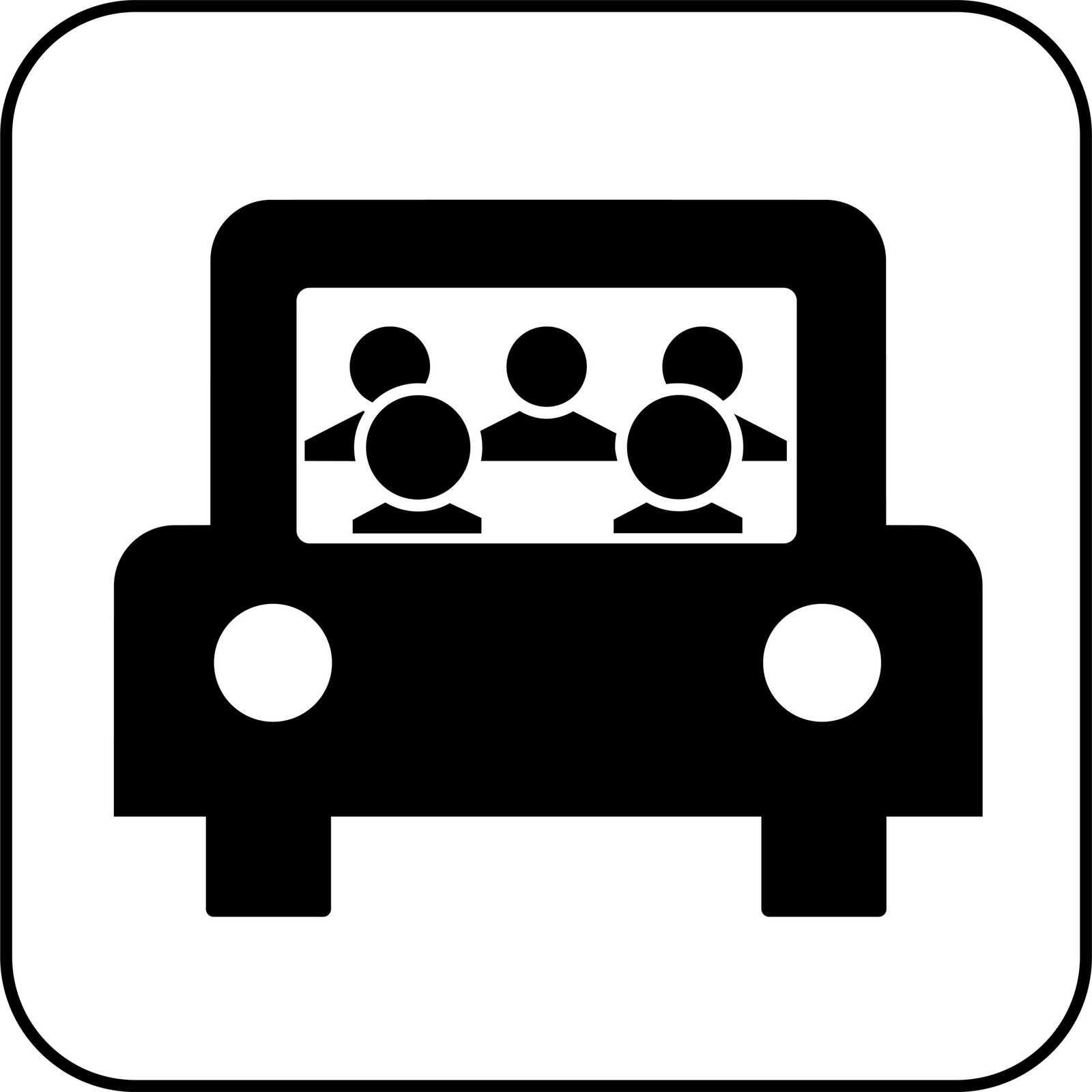 1600x1600 Carpool Clipart