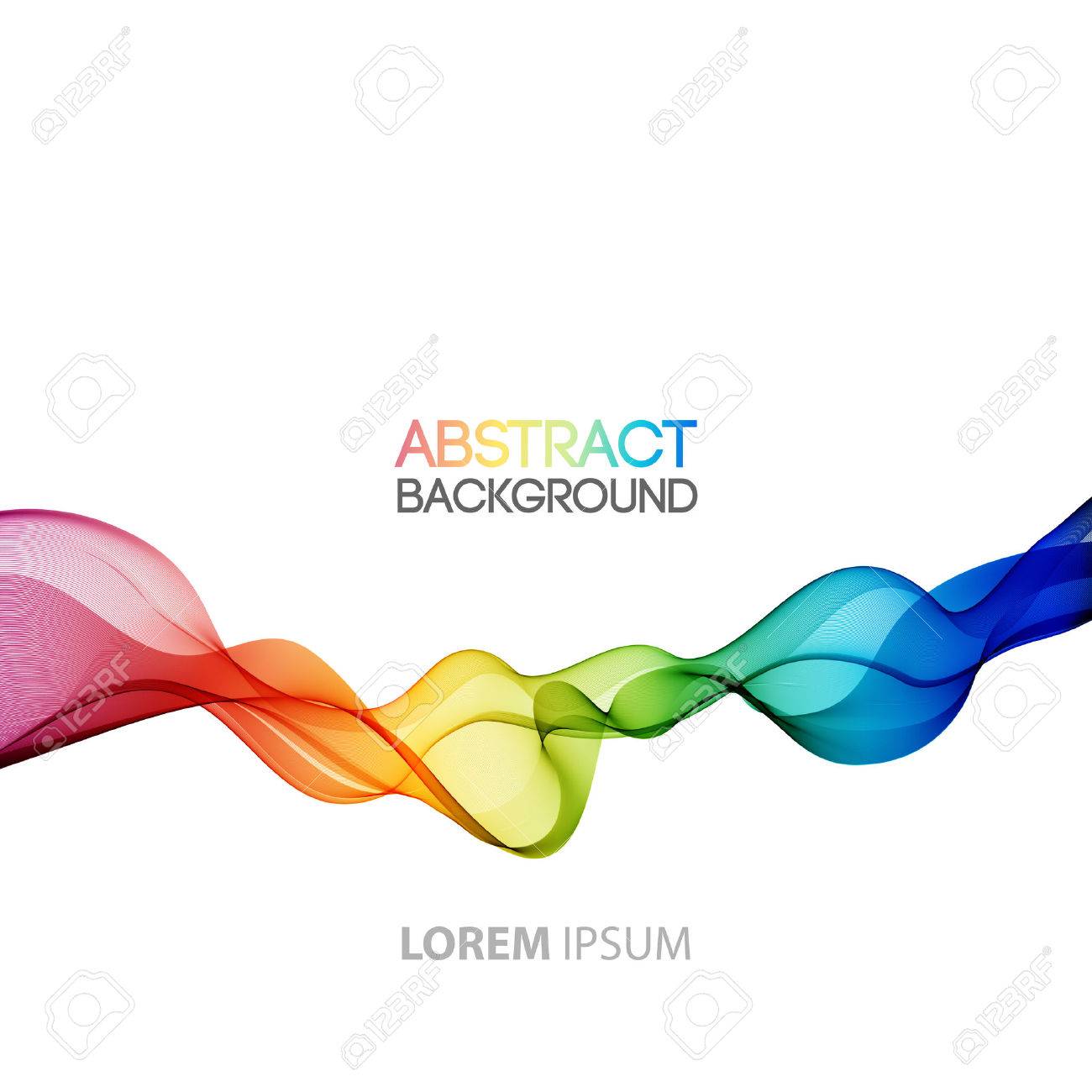 1300x1300 Vector Abstract Smoky Waves Background. Template Brochure Design