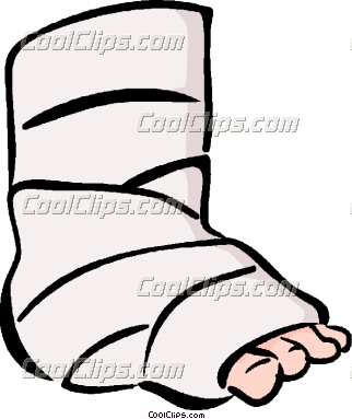 322x383 Broken Ankle Clipart