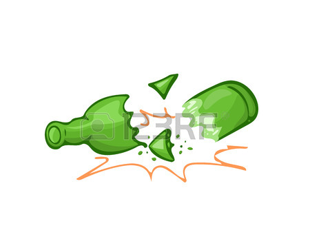 450x366 947 Broken Bottle Stock Vector Illustration And Royalty Free